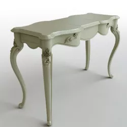 Wooden console table 2 3D model