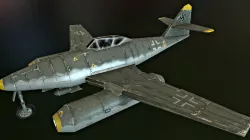 World War II Aircraft Low-poly  3D model