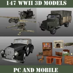 WWII model pack 3D model