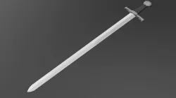 3D Medieval Sword