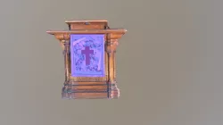 3D model of the Glebe St. James Church Pulpit