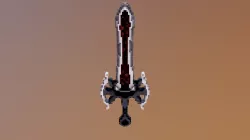 3D | Pixel Sword Minecraft