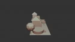 A house from primitives.