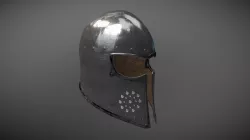 Barbuta Helmet