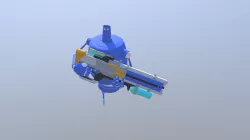 Blue Bot Soldier Run