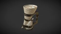 Bones sculpt  beer stein - os sculpté
