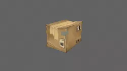 Box hand painted