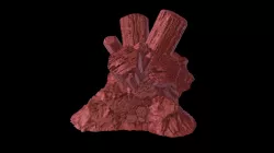 Cavern terrain crystals 1-2