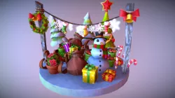 Christmas Low Poly Props & Decorations