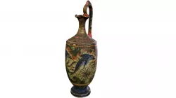 Coloured Terracotta Vase