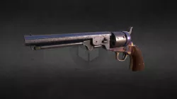 Colt Navy 1851 - Lowpoly