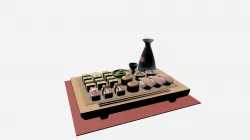 Create a traditional Sushi tray | TUTPAD