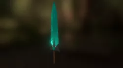 Cristal Glass Long Sword