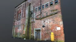 Derelict Brick Industrial Fascade Scan #VR