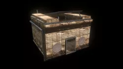 Desert Sci Fi Punk House Bunker Building