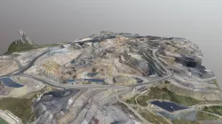 Drone Survey of a Large Open Pit Mine