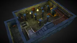 Fantasy, Lowopoly, Modular Underground