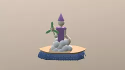 Gene the Genie on a boat