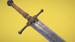 Gilded sword