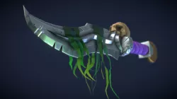 Hand Painted PBR Dagger