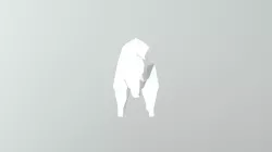 low poly bear