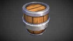 Lowpoly Barrel