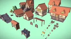 Lowpoly Medieval Assets