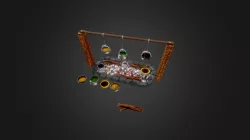 Medieval Kitchen Props
