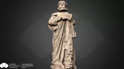 Niche Statue of 'St Peter', Melrose Abbey