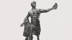 Roman Statue Dark Metal