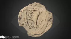 Royal Arms of Scotland Vault Boss, Melrose Abbey