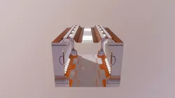 Sci Fi Corridor (Straight).