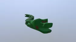 Space Serpent Model FBX