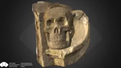 Stone Skull, St Andrews Cathedral