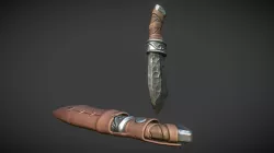 Stylized PBR Dagger