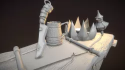 Stylized "Warcraftian" Diorama