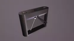 Vertical tripod turnstile