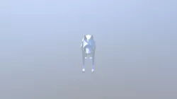 Wolf low poly