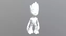 Baby Groot Standing Flat Feet