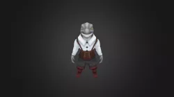 black lizard kid