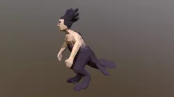 Dino person monster thing