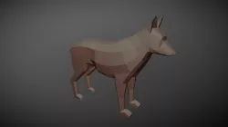 Dog / Wolf Lowpoly WIP