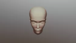 Female Head Realistic