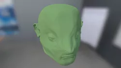 Human Type Alien Head