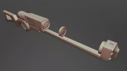 Laser Musket High Poly