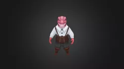 lizard red eat
