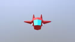 Low Poly spaceship