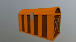 Low-Poly Treasure Chest [Rigged Game Asset]