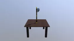 Medieval Axe on Table