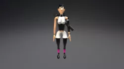 My RWBY 3D Blake's Female Model